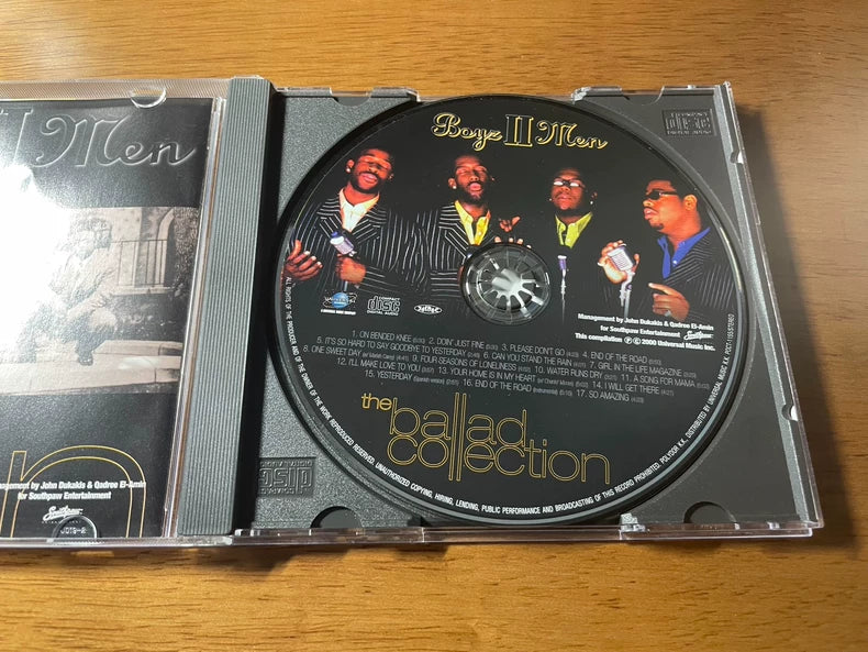 Boyz II Men – The Ballad Collection – Japanese CD with OBI