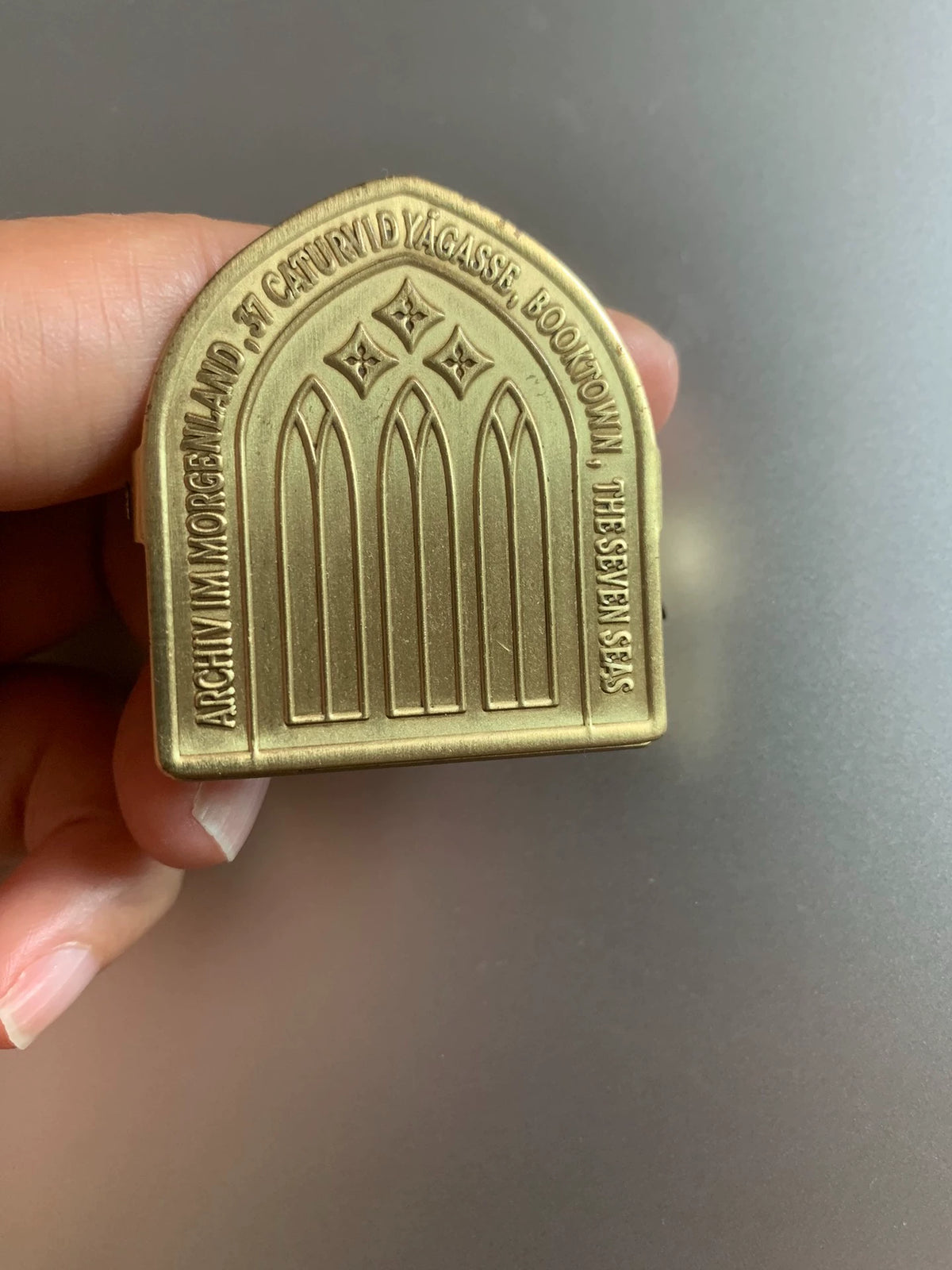 Seven Seas Morgenland Brass Book Clip 3