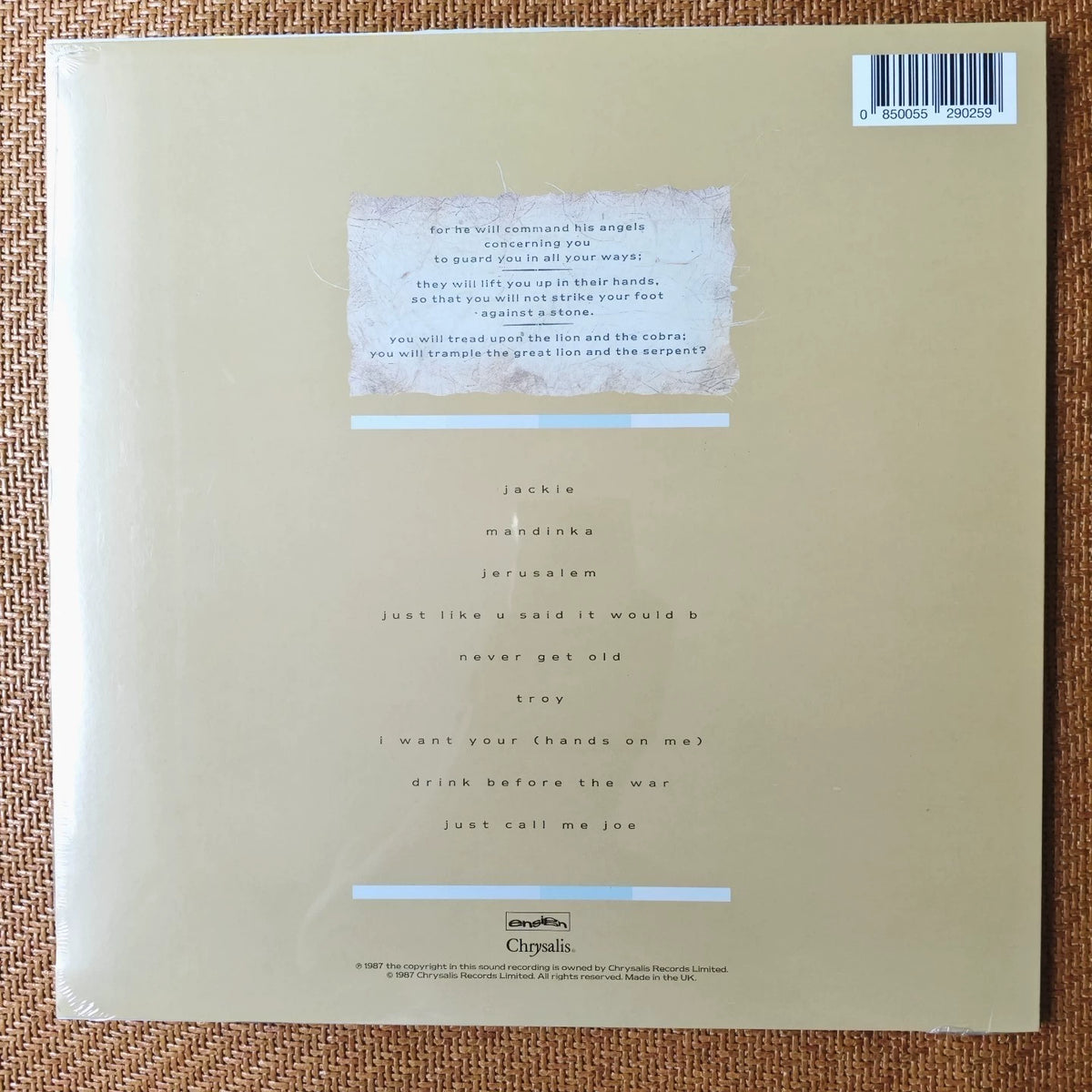 Sinéad O'Connor – The Lion And The Cobra; actual item detail