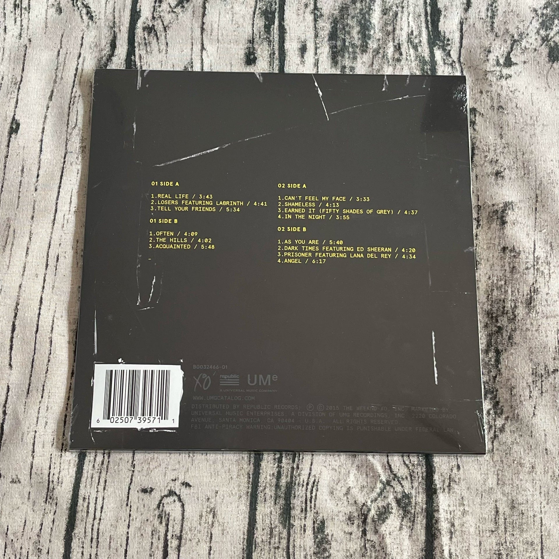 The Weeknd – Beauty Behind the Madness – Yellow Splatter Vinyl (2LP)