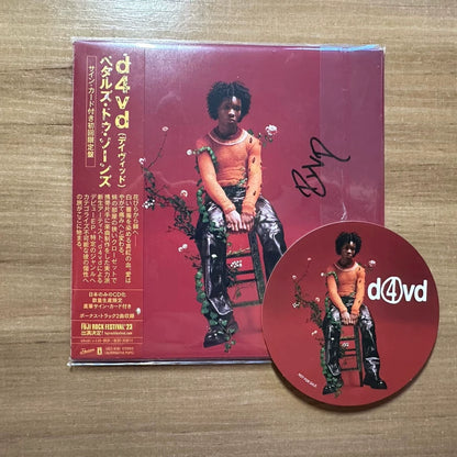 d4vd – Petals to Thorns – Japanese Signed CD with Obi and Coaster