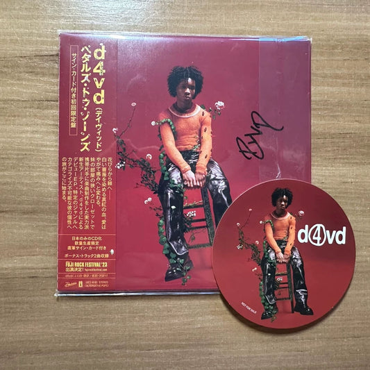 d4vd – Petals to Thorns – Japanese Signed CD with Obi and Coaster