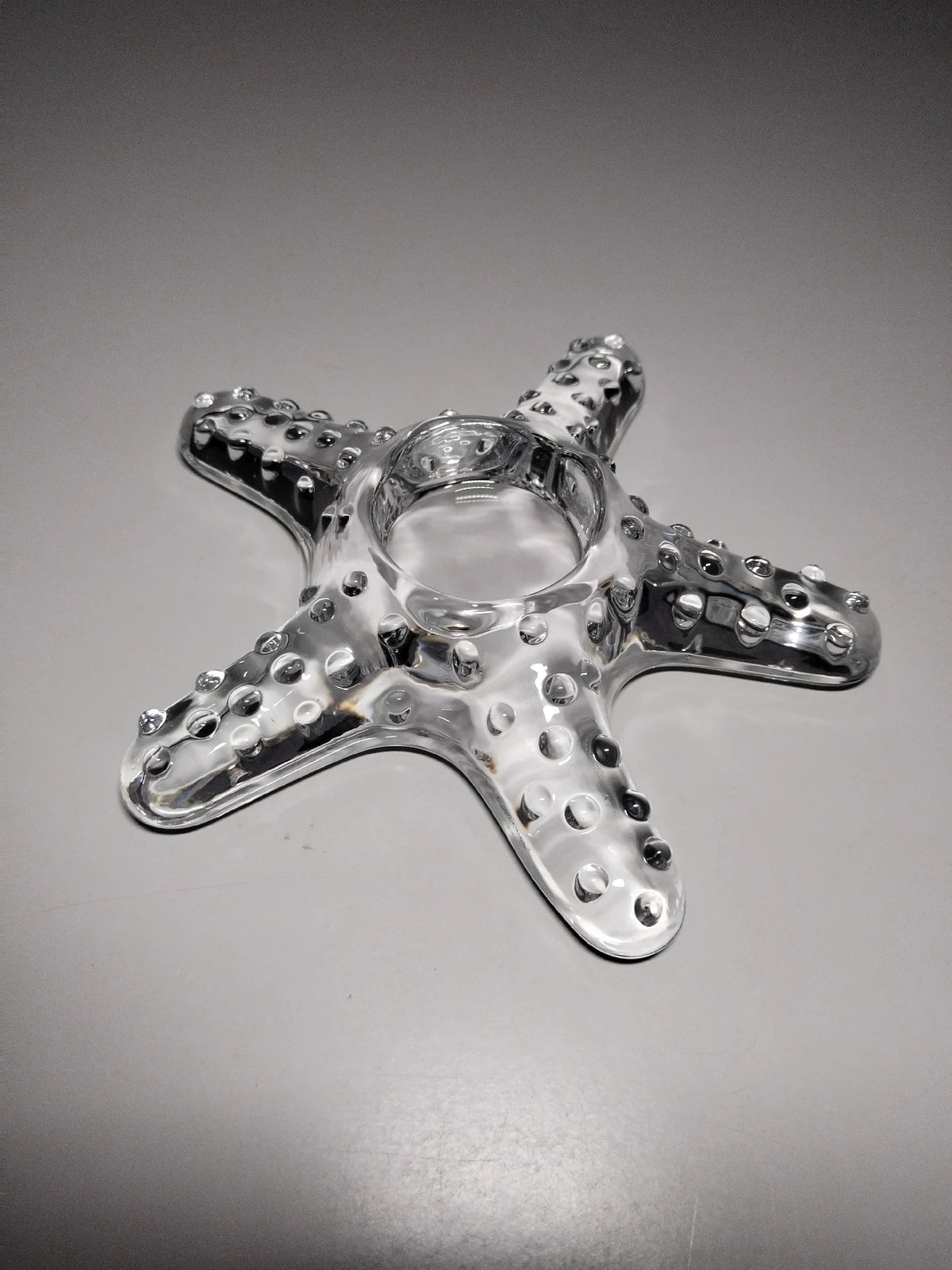 Clear Glass Starfish Paperweight 2