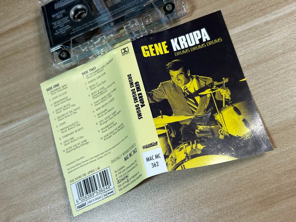 Gene Krupa – Drums Drums Drums (Cassette) – source photo 4