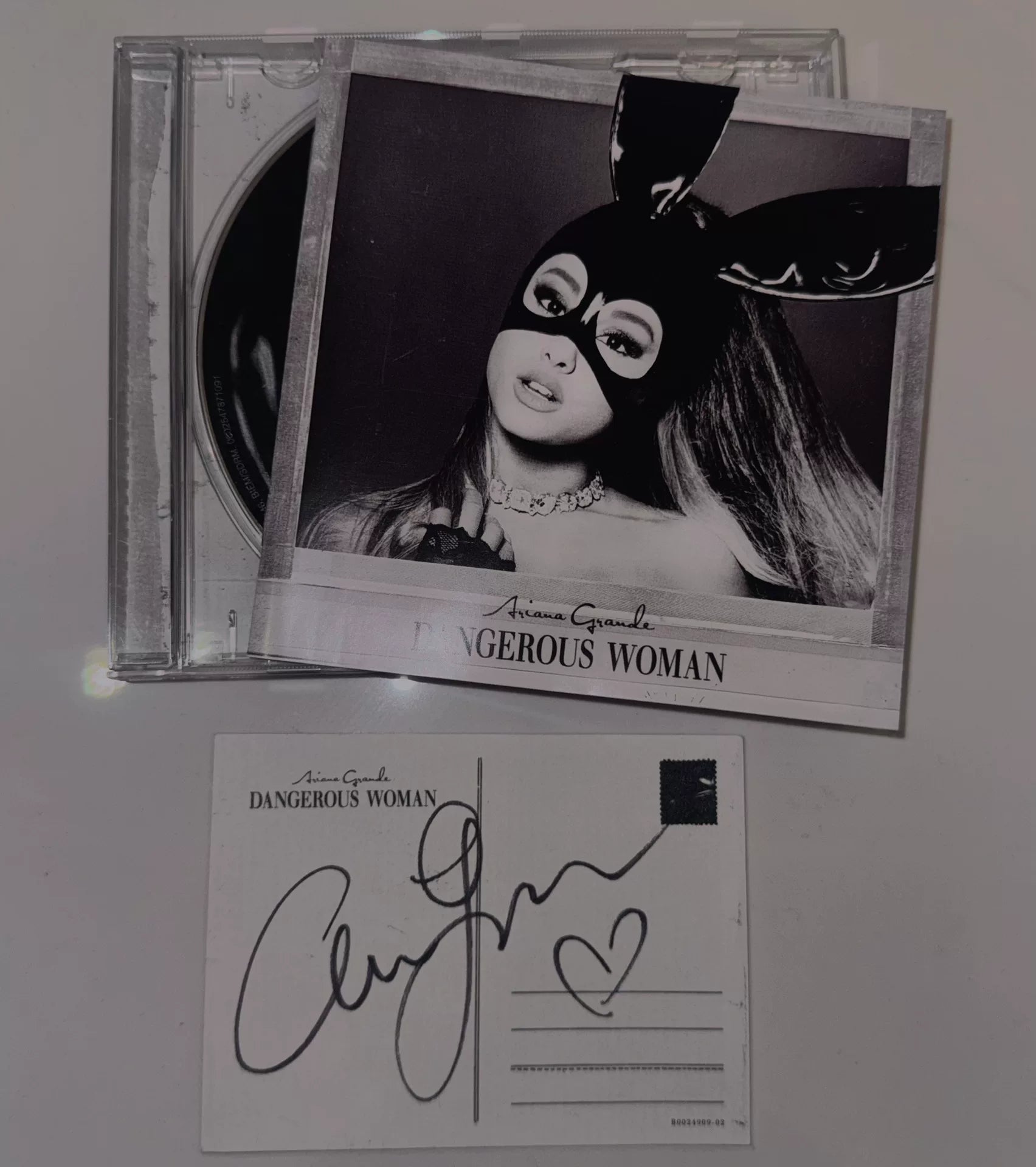 Ariana Grande – Dangerous Woman Signed Postcard