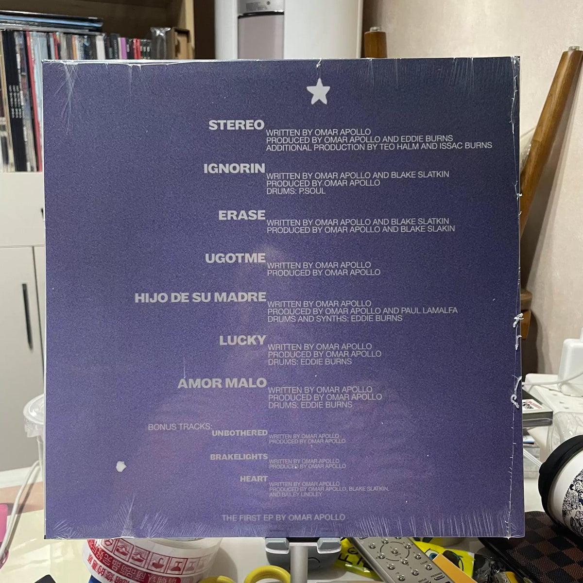 Omar Apollo – Stereo – 5th Anniversary Pink & White Vinyl (LP)