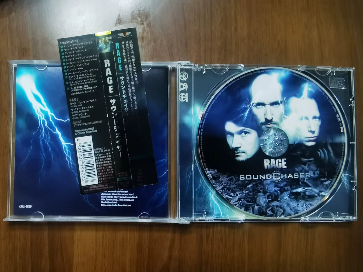 Rage – Soundchaser – Japanese CD with OBI – actual item photograph 4
