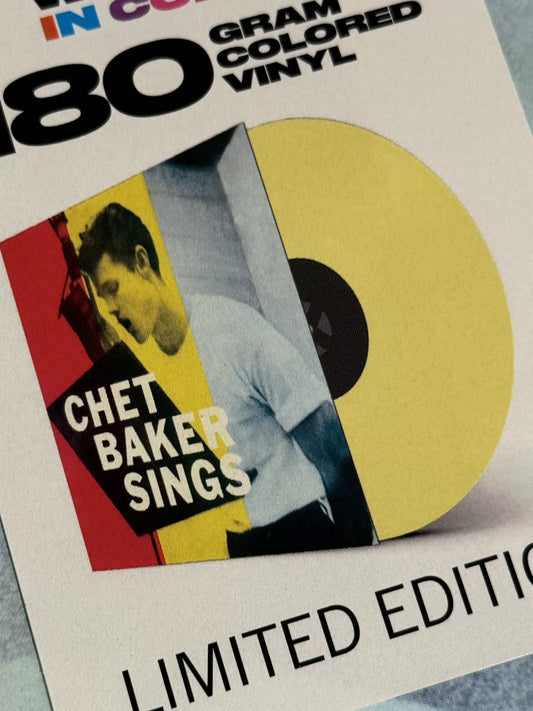 Chet Baker – Chet Baker Sings – Limited Yellow 180g Vinyl (LP) front cover