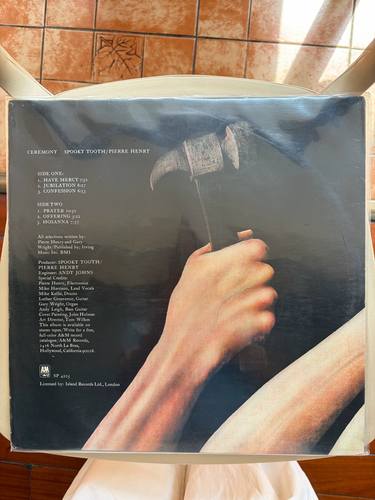Spooky Tooth / Pierre Henry – Ceremony; actual item detail
