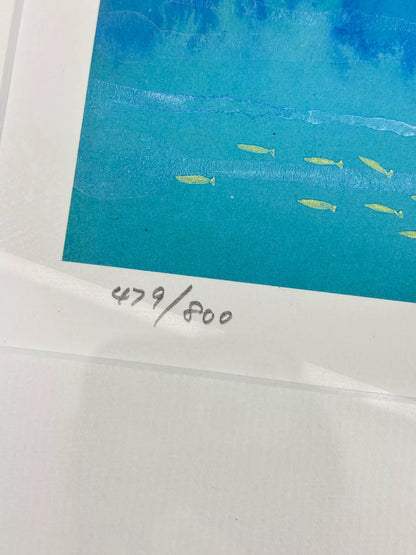 Akio Watanabe – Cats and Reflections – Framed Print 479/800 – detail 5