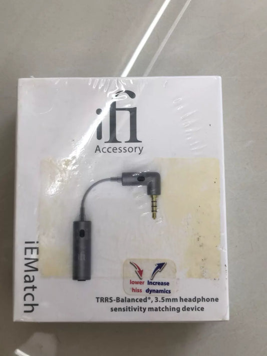 iFi iEMatch 3.5 mm Headphone Attenuator – photo 1