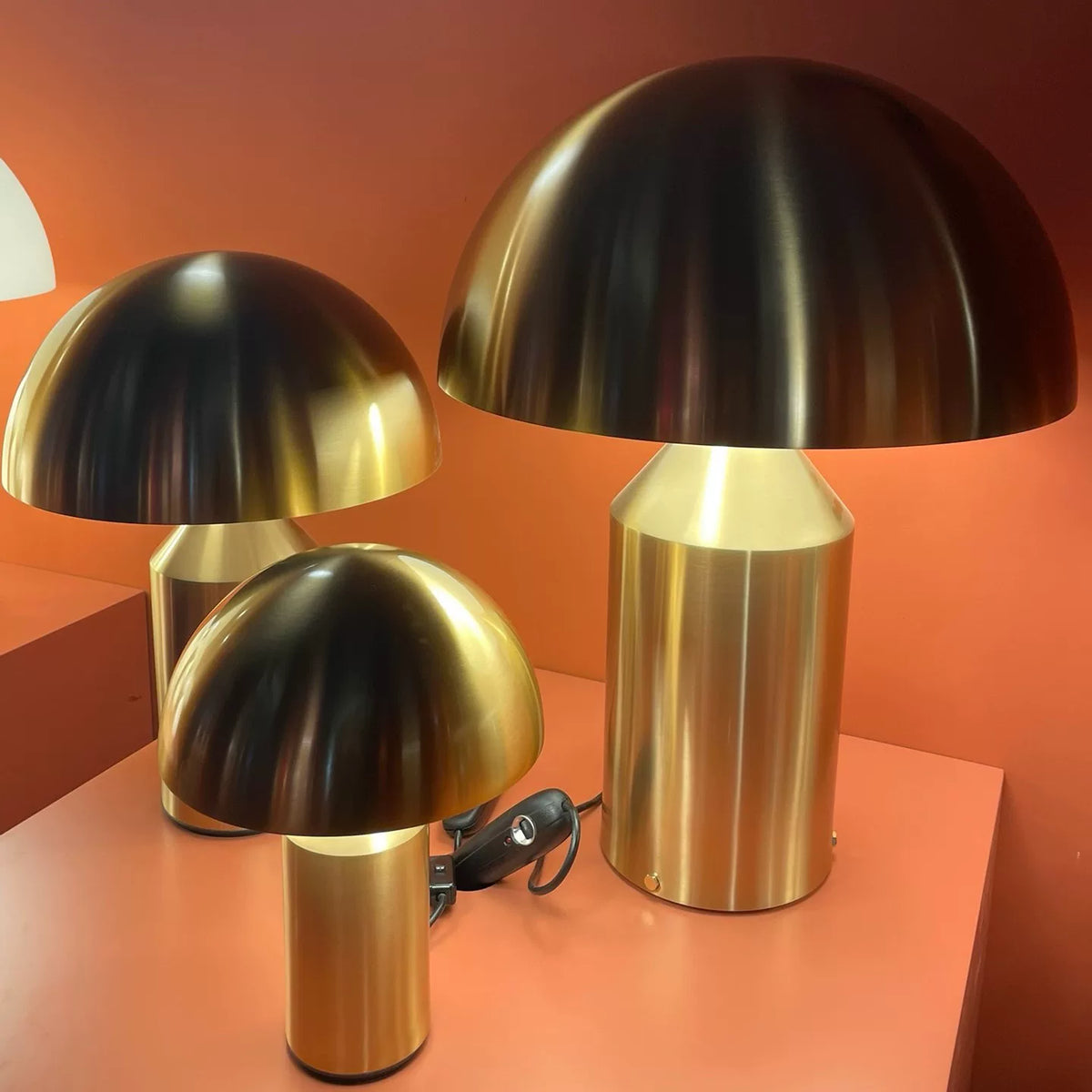 Oluce Atollo Table Lamp – Satin Gold, Medium — original seller image