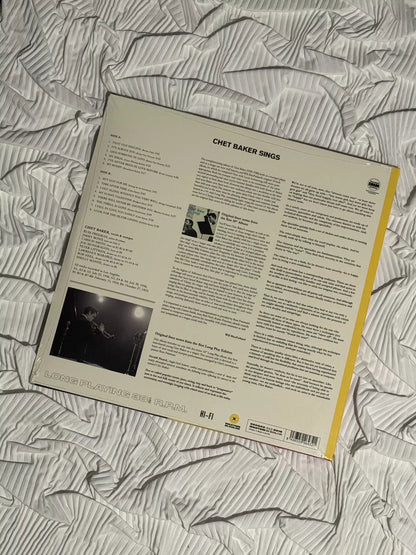 Chet Baker – Chet Baker Sings – Limited Yellow 180g Vinyl (LP)