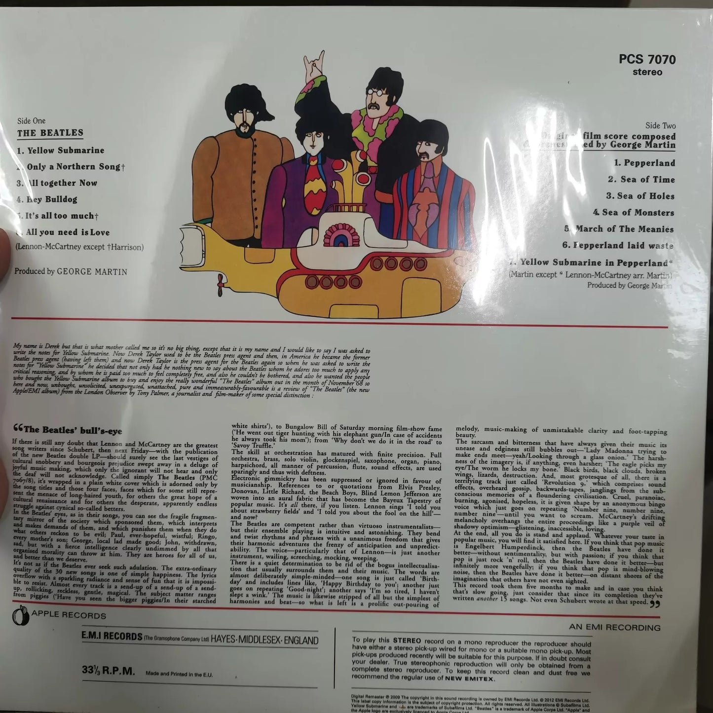 The Beatles – Yellow Submarine – 180g Vinyl (LP) — photo 3