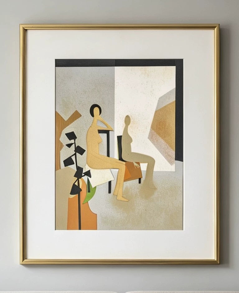 André Minaux – Unsigned Framed Lithograph