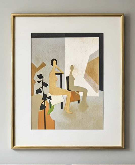 André Minaux – Unsigned Framed Lithograph