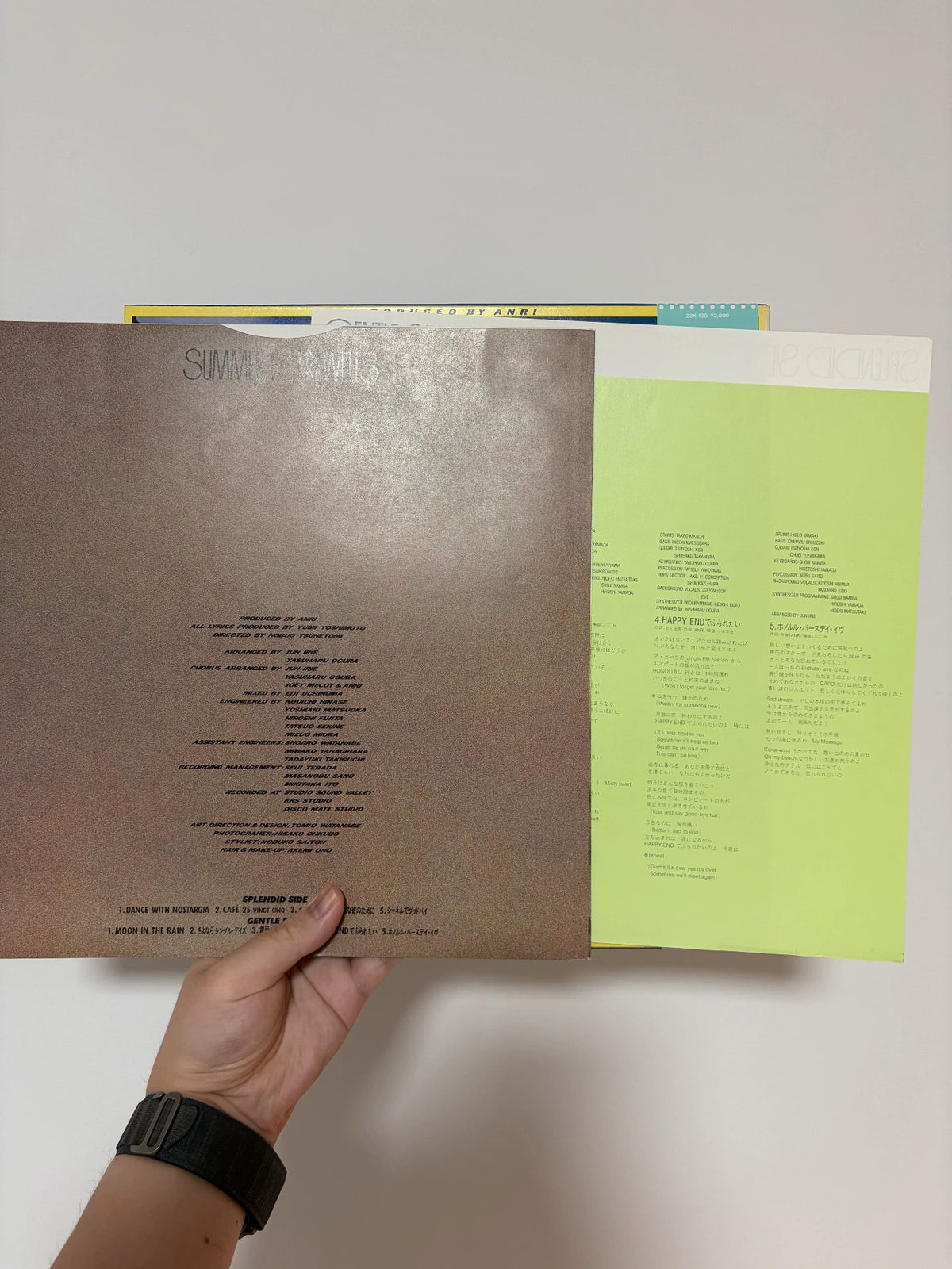 Anri – Summer Farewells 1987 Japanese First-Press Vinyl LP with Obi — product detail 4