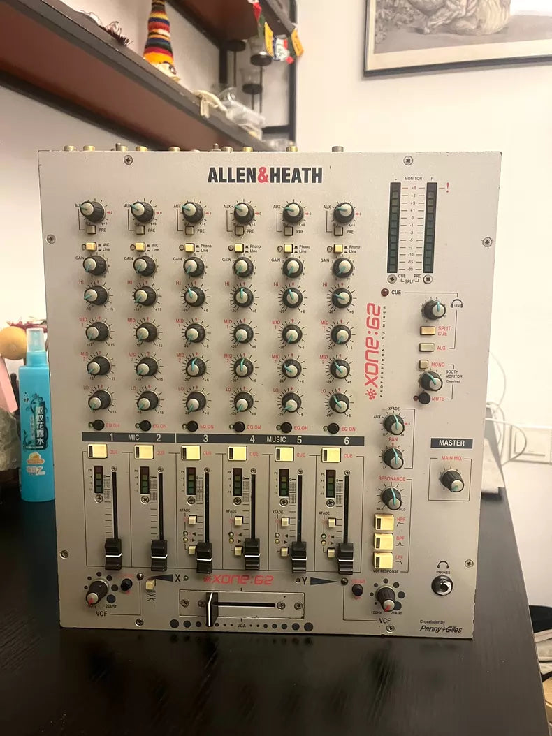 Allen & Heath Xone:62 DJ Mixer – source photograph 2