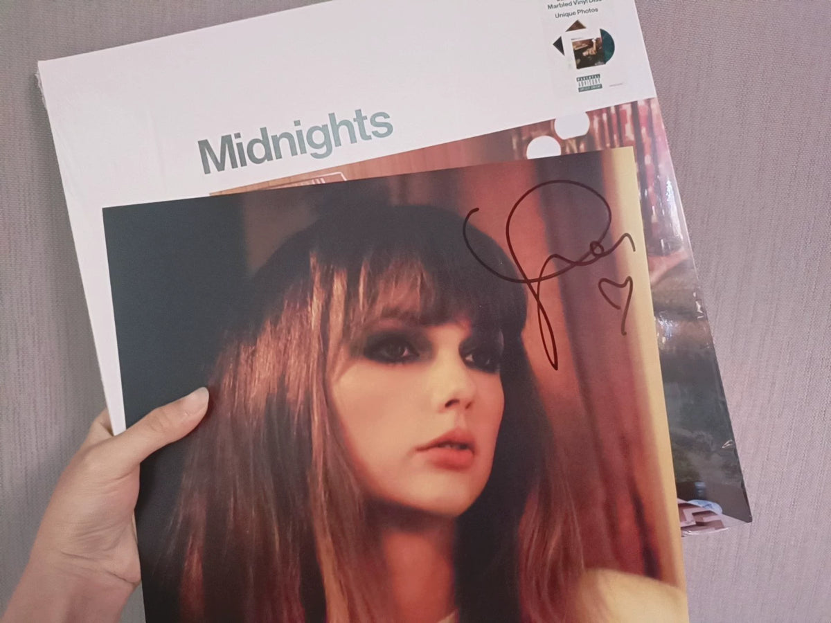 Taylor Swift – Midnights Four Signed Vinyl & Clock Collector Set