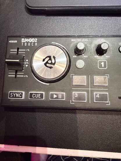 Numark DJ2GO2 Touch – Compact USB DJ Controller – actual item photograph 7