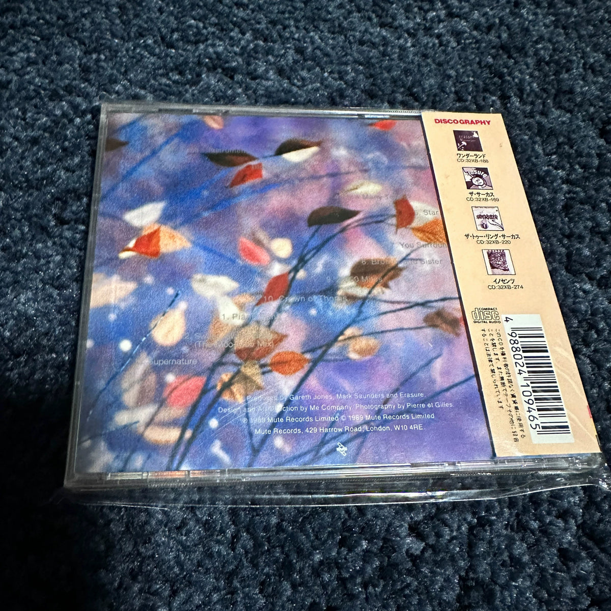 Erasure – Wild! – Japanese CD with Obi – detail 2