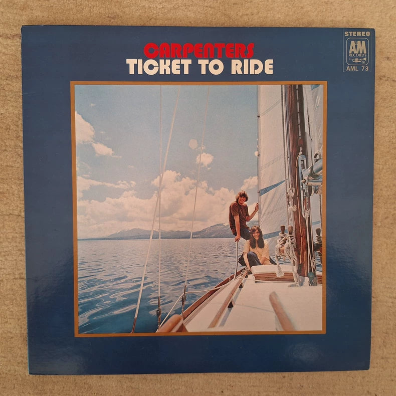 Carpenters Ticket to Ride Japanese vinyl LP