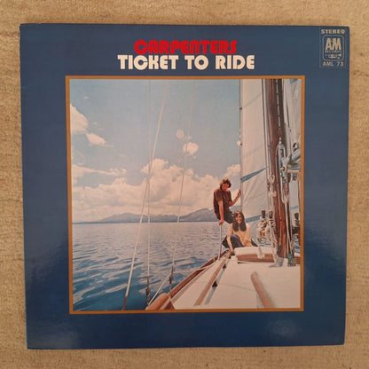 Carpenters Ticket to Ride Japanese vinyl LP