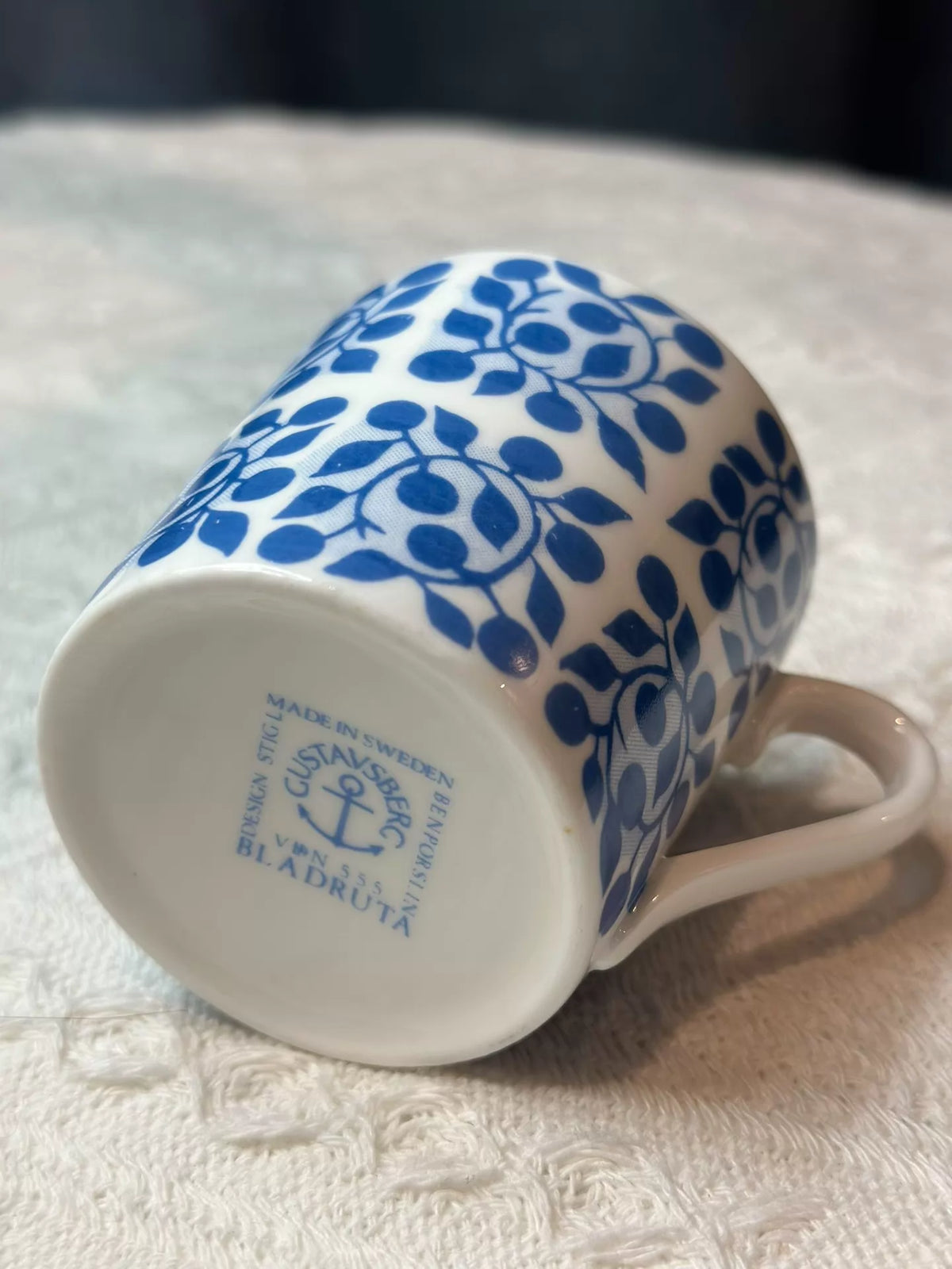 Gustavsberg Bladruta – Blue Leaf Cup — product detail 2