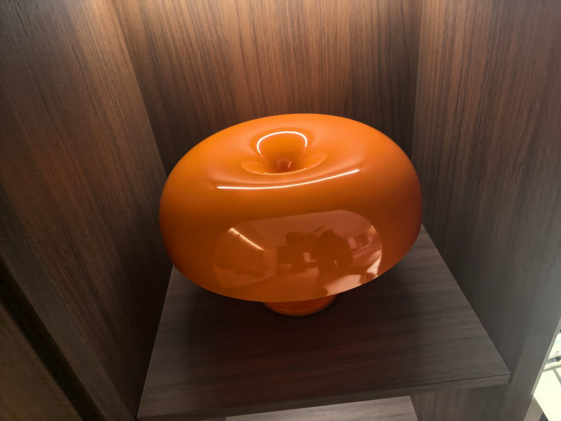 Artemide Nessino Orange Table Lamp with Box