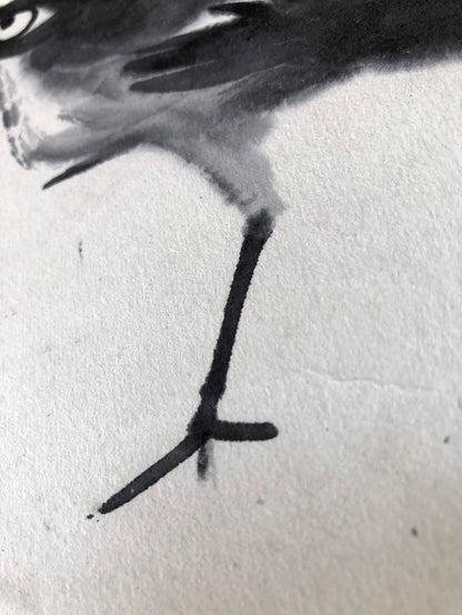Zhu Da “Bird” Fine Art Reproduction on Xuan Paper