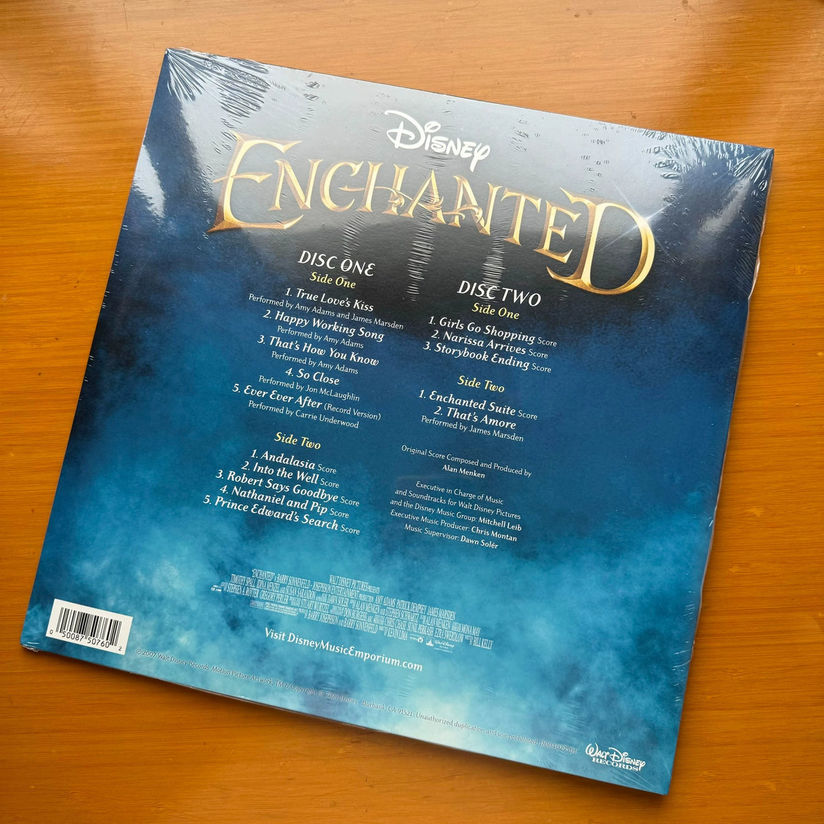 Enchanted – Original Motion Picture Soundtrack – Transparent Vinyl LP – image 2