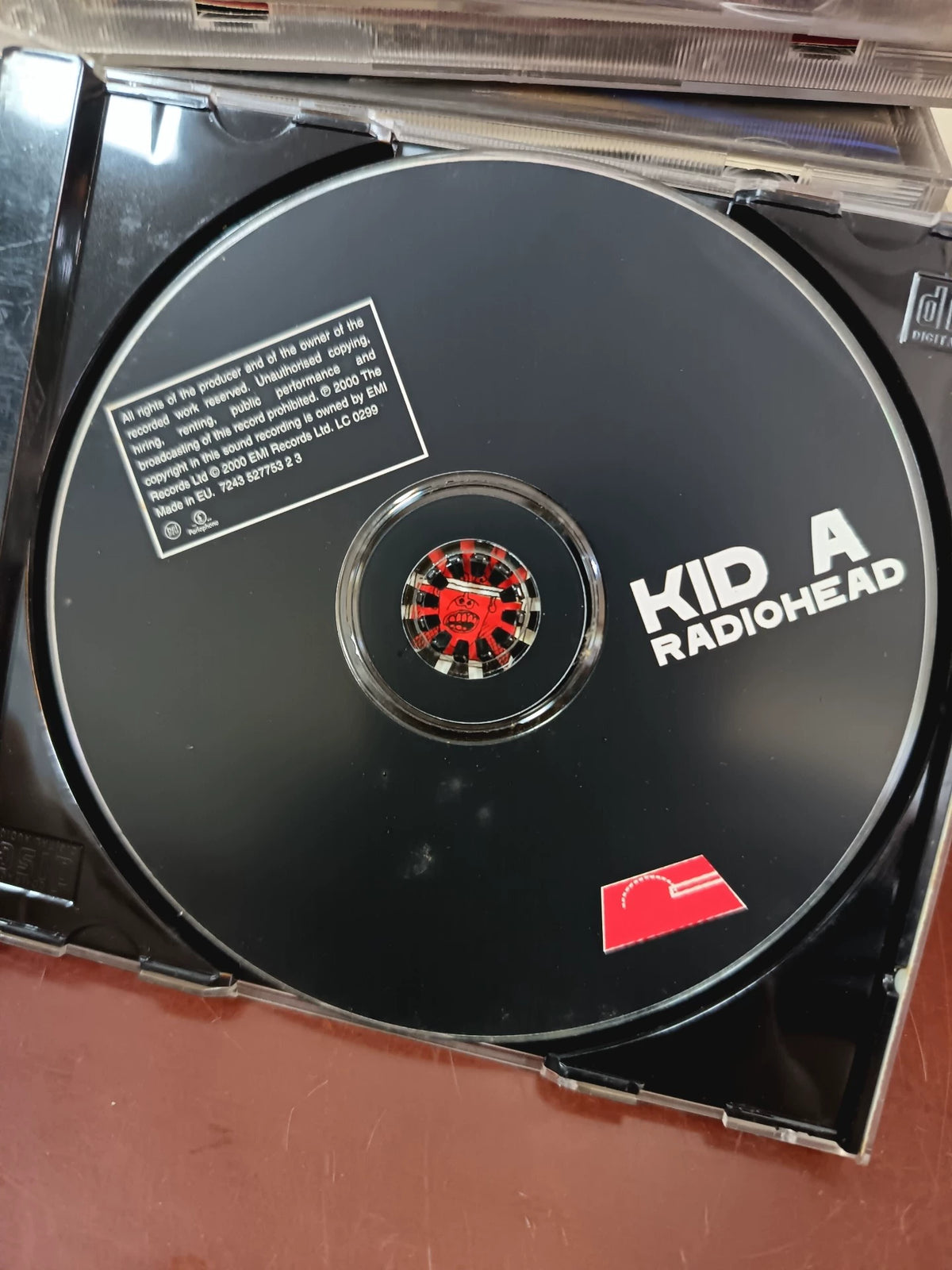 Radiohead – Kid A, European CD with Hype Sticker – actual item photograph 5