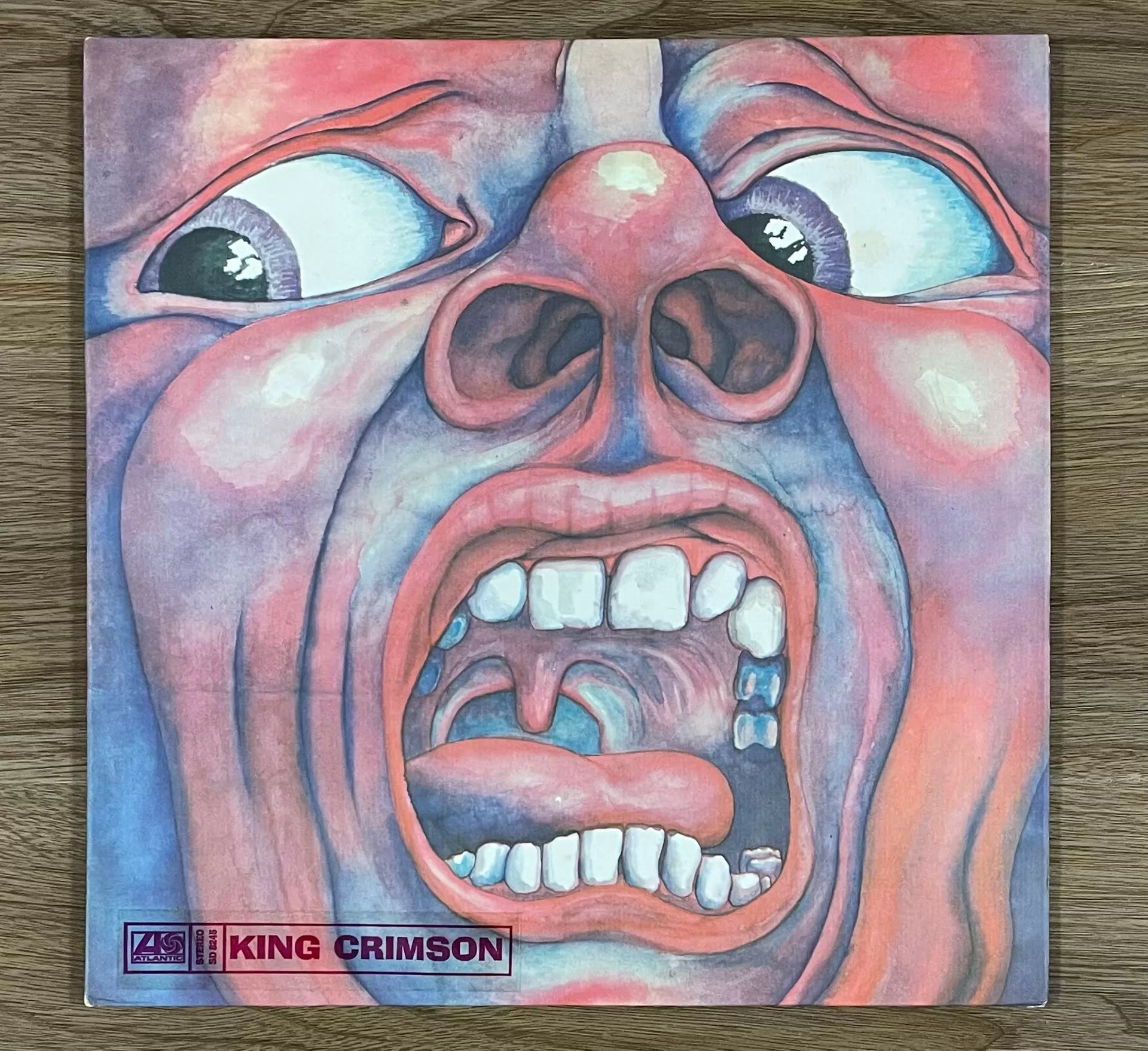 King Crimson – In the Court of the Crimson King 1969 US First-Press Vinyl LP — front view