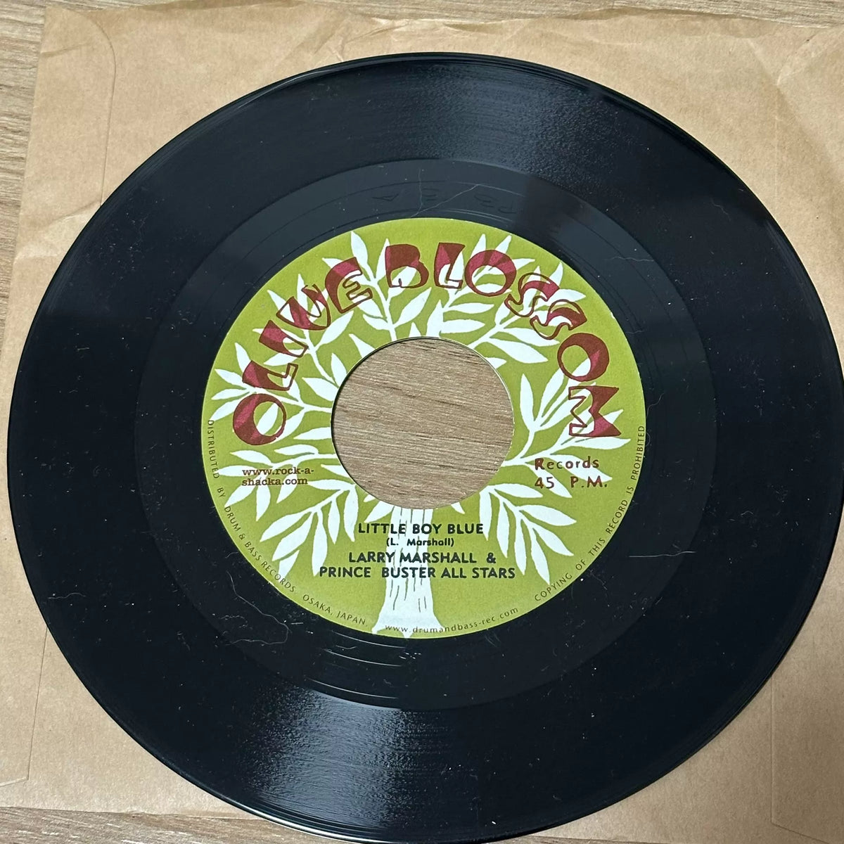 Larry Marshall – Little Boy Blue (7") – photograph 1