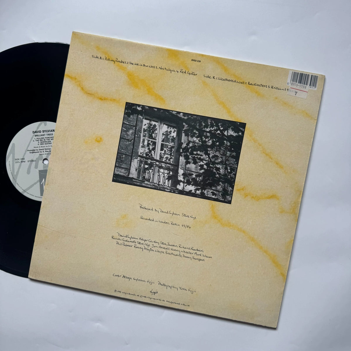David Sylvian – Brilliant Trees; actual item detail