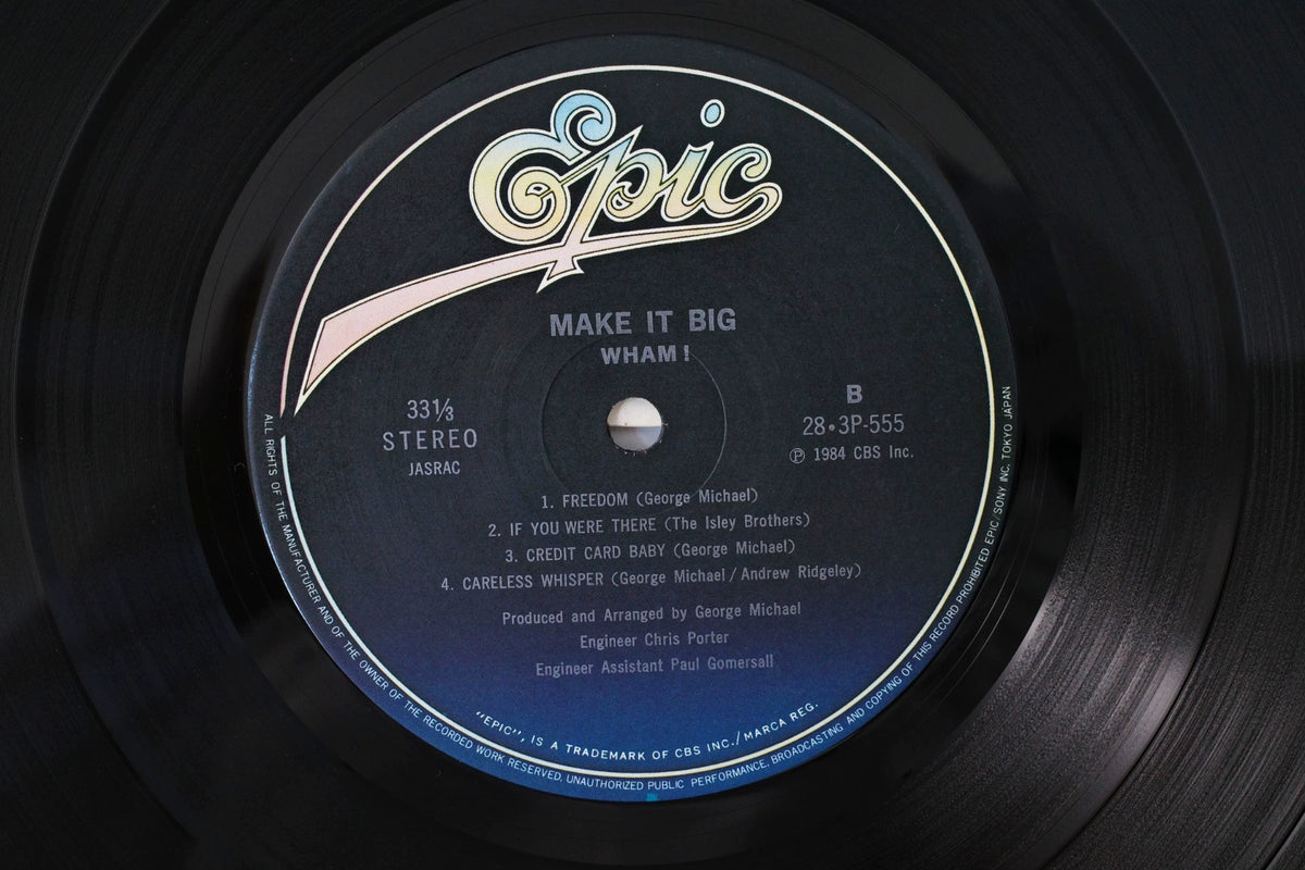Wham! – Make It Big – 1984 Japanese First Press Vinyl LP — product detail 6