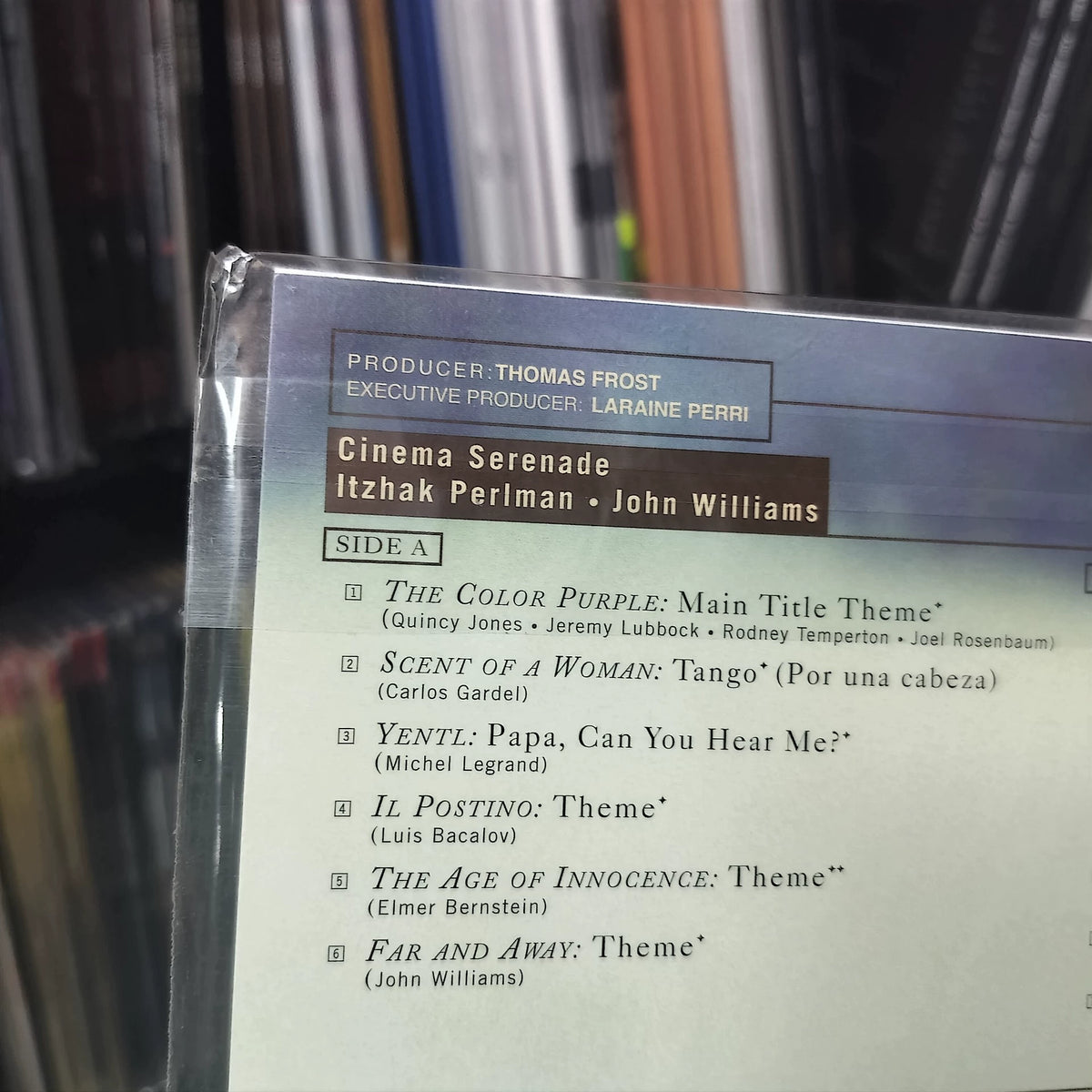 Itzhak Perlman – Cinema Serenade White Vinyl LP — product detail 4