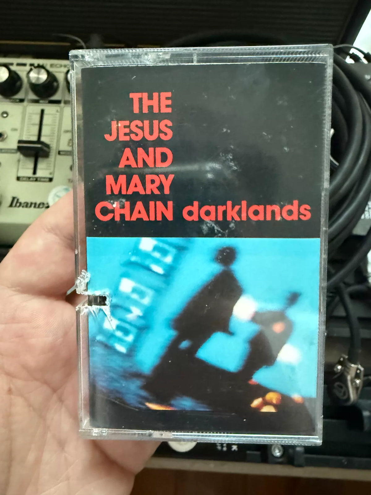 The Jesus and Mary Chain – Darklands US Cassette — front view