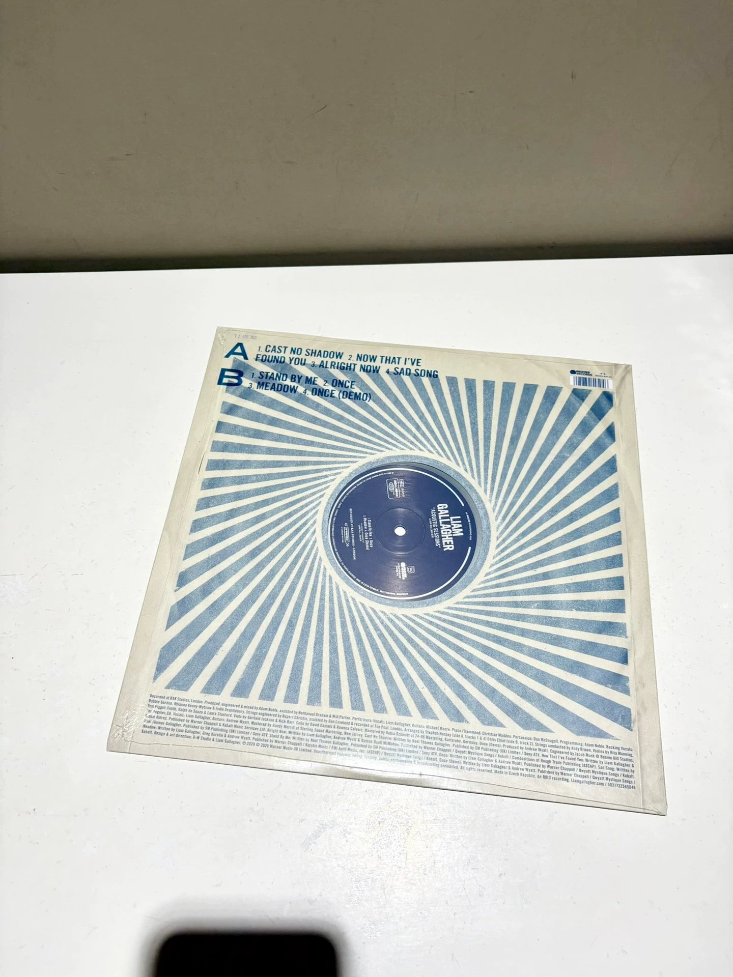 Liam Gallagher – Acoustic Sessions – RSD Silver & Blue Vinyl (LP)