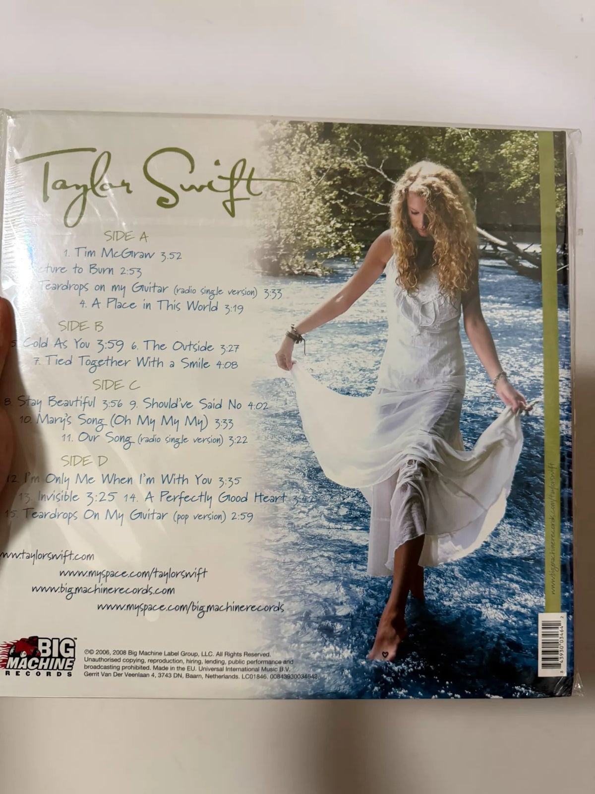 Taylor Swift – Debut – RSD Blue Vinyl LP – European Edition — detail 2