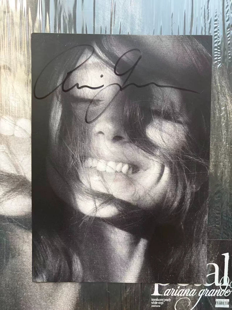 Ariana Grande – Petal – Vinyl with Black-Ink Signed Art Card
