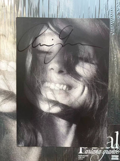 Ariana Grande – Petal – Vinyl with Black-Ink Signed Art Card