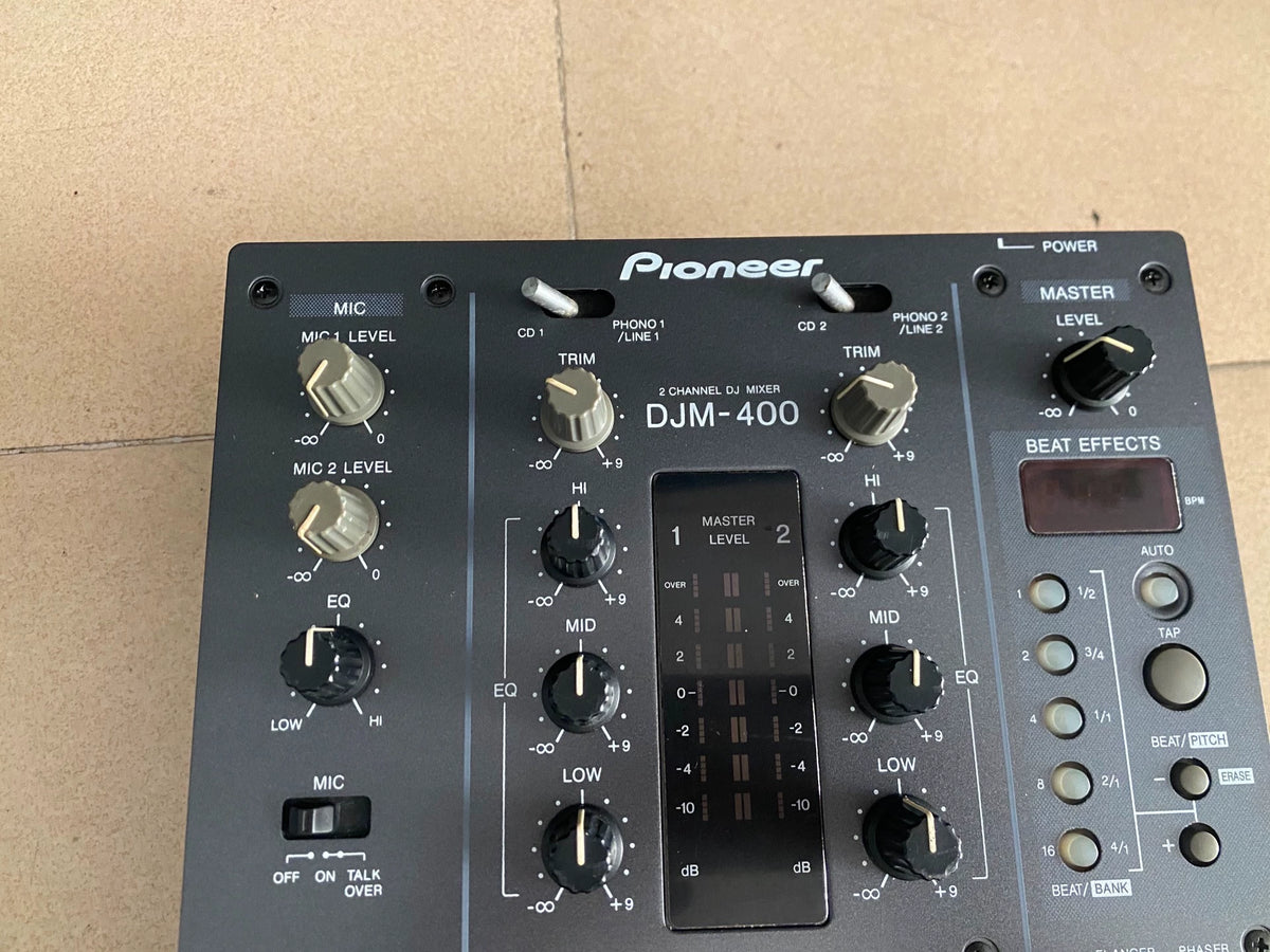 Pioneer DJM-400 – Two-Channel DJ Mixer – actual item photograph 2