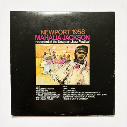 Mahalia Jackson – Newport 1958 – Japanese LP – actual item photograph 2