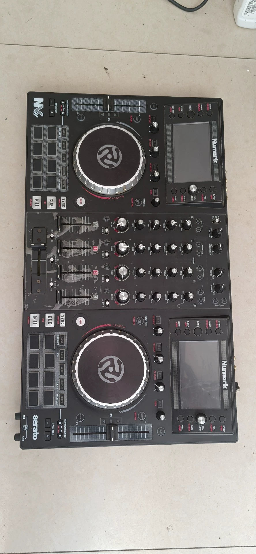 Numark NV II – DJ Controller with Power and USB Cables – actual item photograph