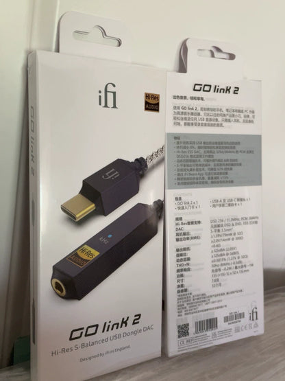 iFi GO link 2 USB-C Hi-Res DAC & Headphone Amplifier
