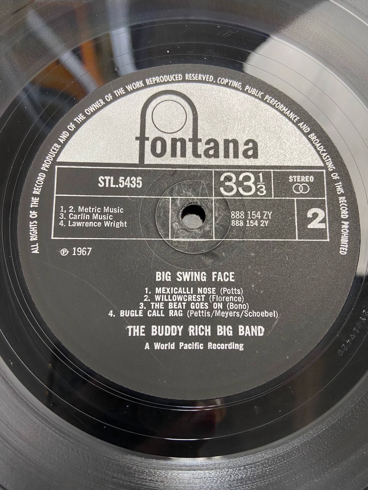 Buddy Rich – Big Swing Face – Fontana LP – actual item photograph 4