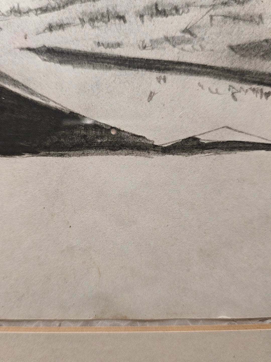 Shoes and Pipe – Framed Monochrome Drawing