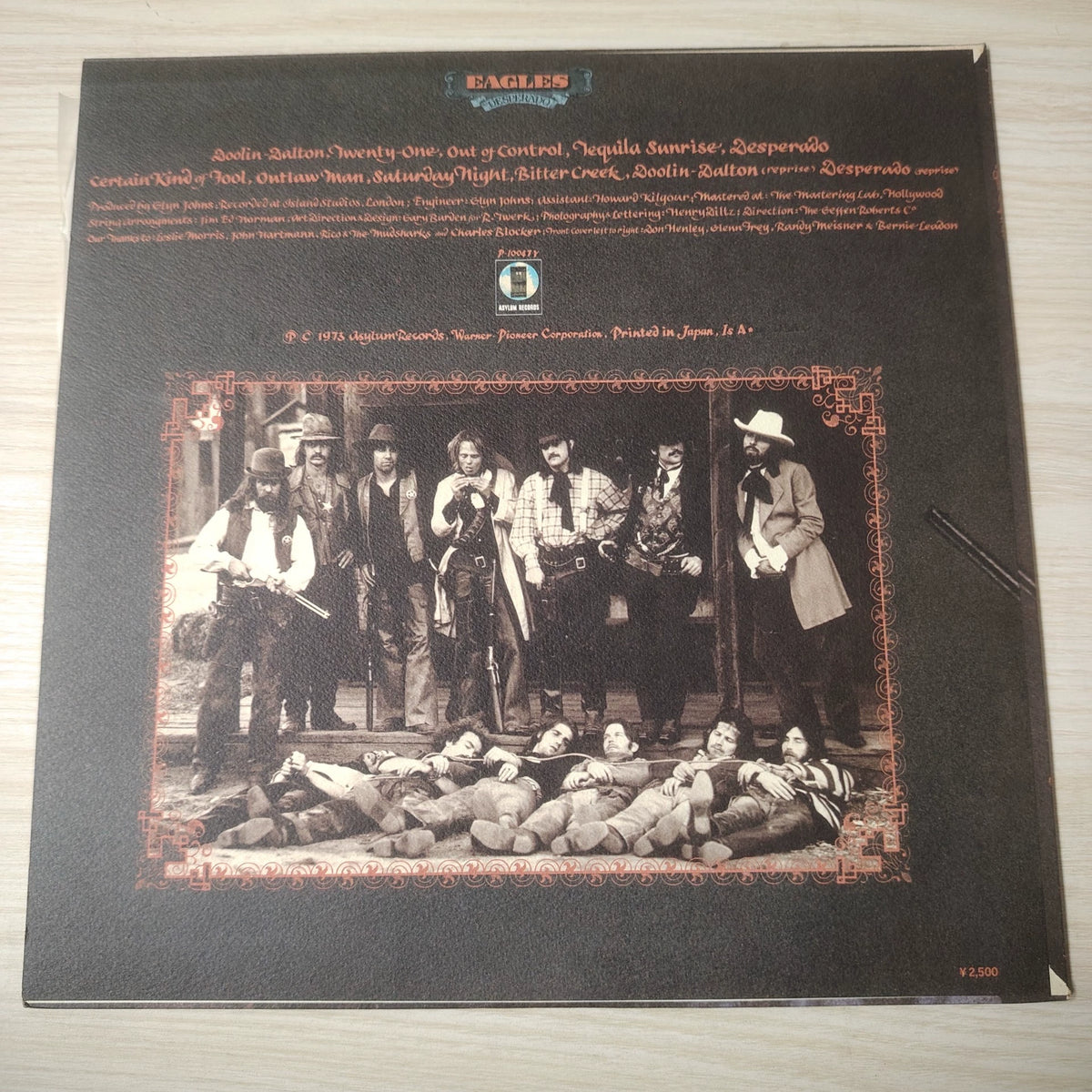 Eagles – Desperado – Japanese Vinyl LP with Lyric Insert – detail 4