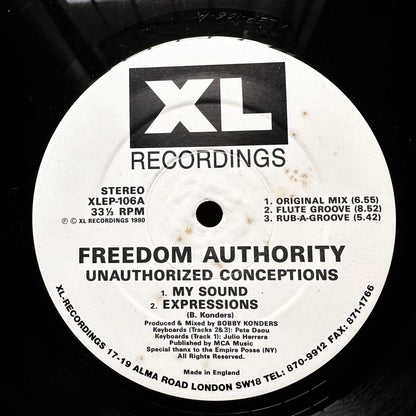 Bobby Konders – Freedom Authority (Unauthorized Conceptions) EP (12") – photograph 4
